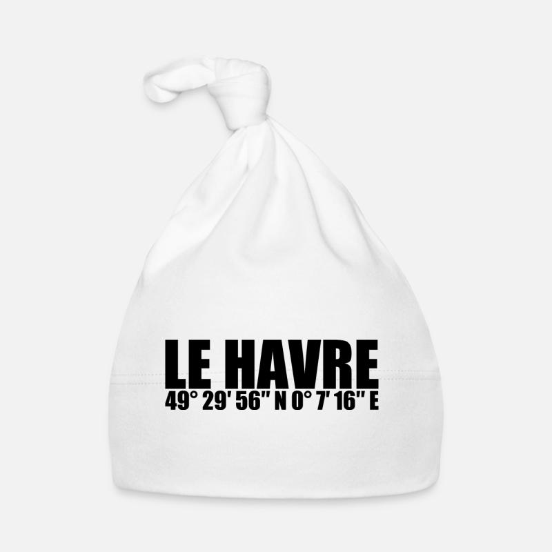 Le Havre Coordinates Organic Baby Cap
