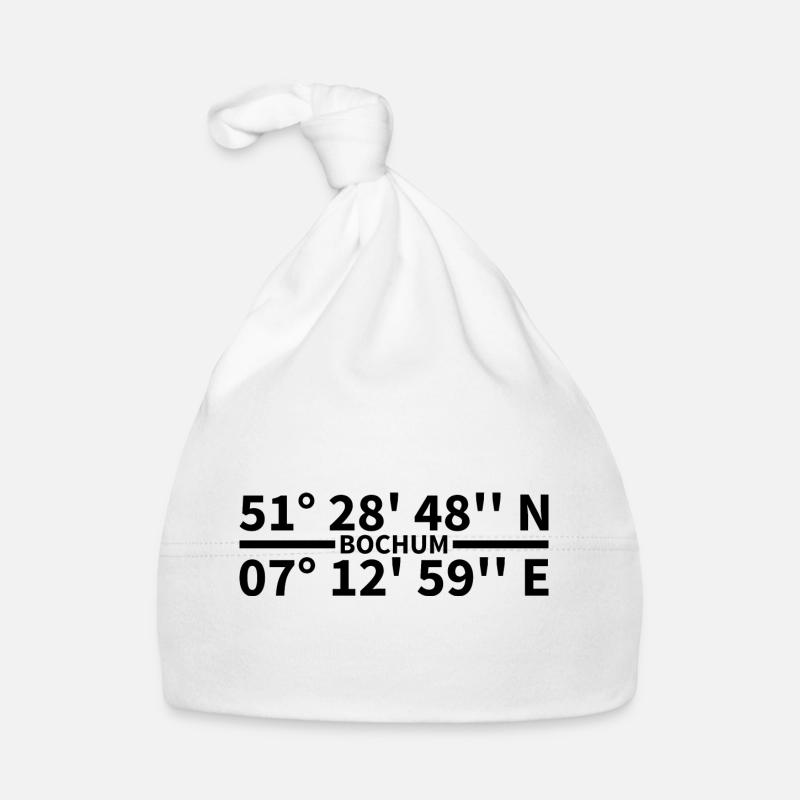 Bochum coordinates Organic Baby Cap