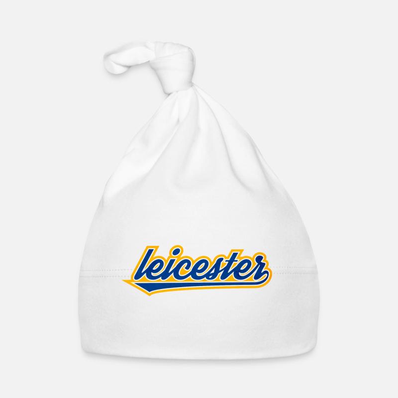 Leicester Script Swoosh sur les vêtements Bonnet bio Bébé