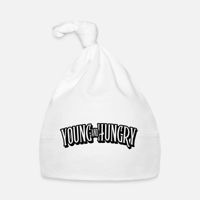 young and hungry Baby Bio-Mütze
