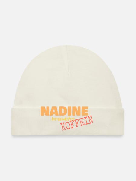 Nadine - Baby Bio-Mütze - Weiß - Vorne