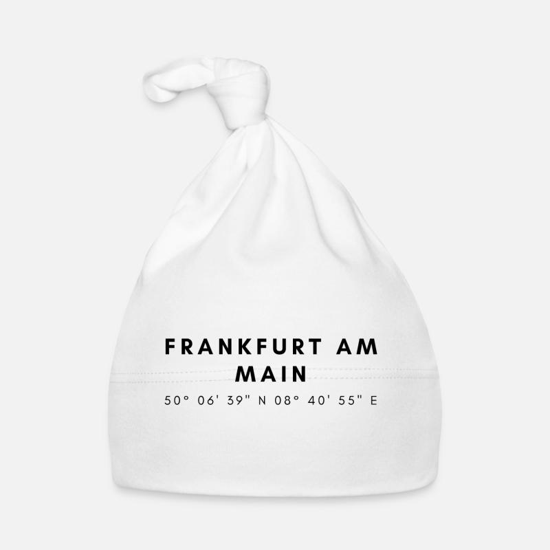 Frankfurt am Main coordinates Organic Baby Cap