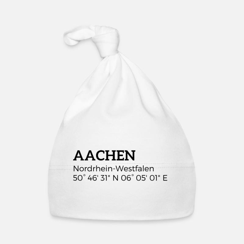 Aachen North Rhine-Westphalia coordinates Organic Baby Cap