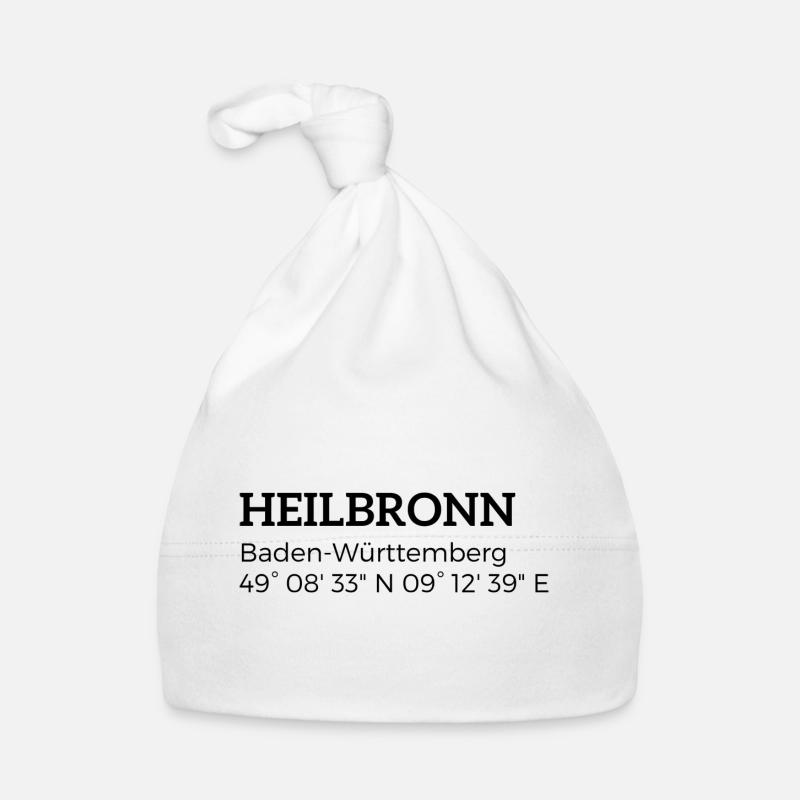 Heilbronn Baden-Württemberg coordinates Organic Baby Cap