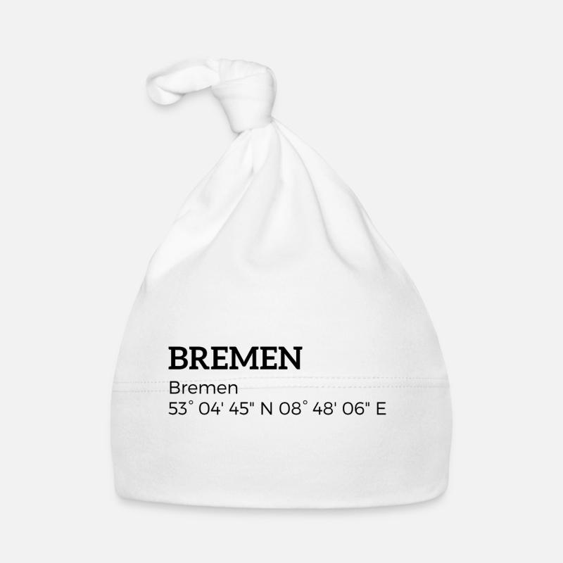 Bremen Bremen coordinates Organic Baby Cap