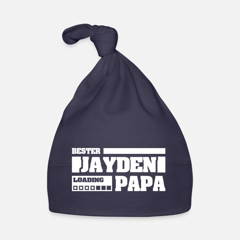First name Jayden Organic Baby Cap