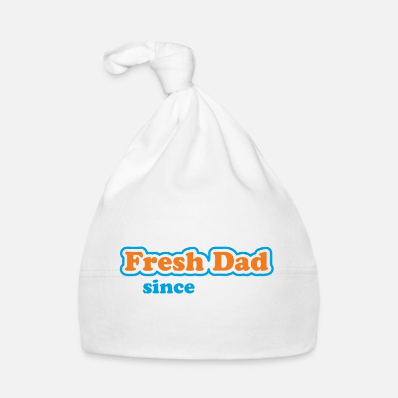 Fresh Dad Since – Déclaration colorée Bonnet bio Bébé