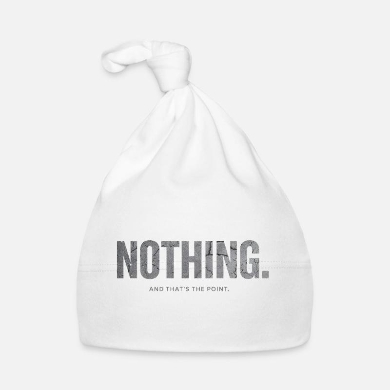 Rien et c’est là le but : Design minimaliste Bonnet bio Bébé