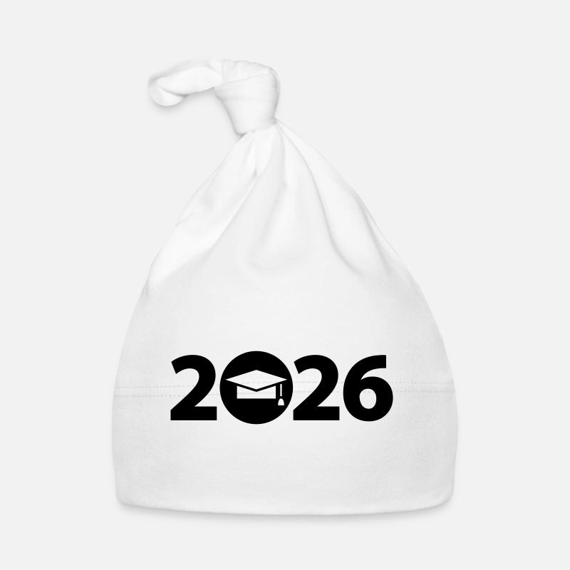 Graduation 2026, Abi 2026, Schulabschluss 2026 Baby Bio-Mütze