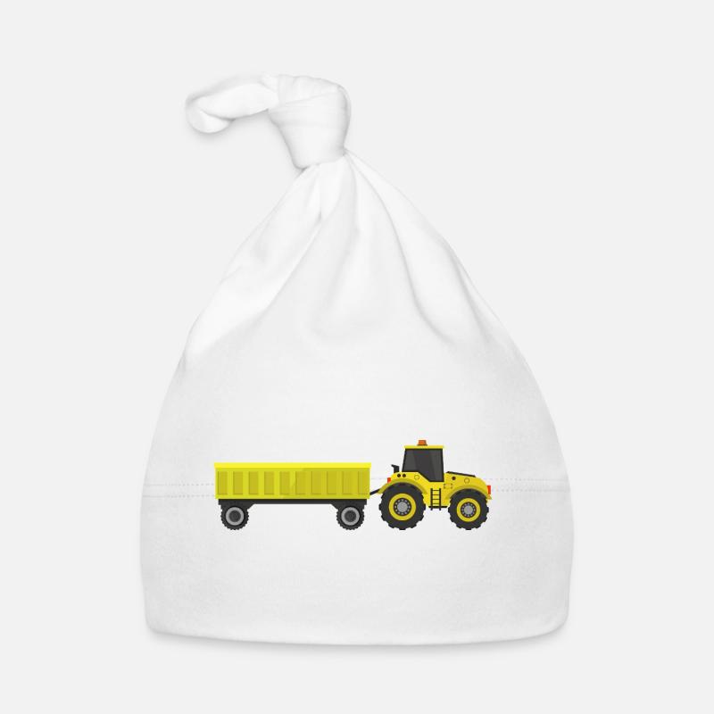 Traktor Baby Bio-Mütze