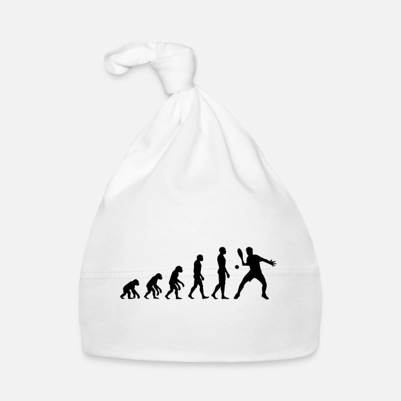 Padel Evolution, Vom Affen zum Padel Ass Baby Bio-Mütze