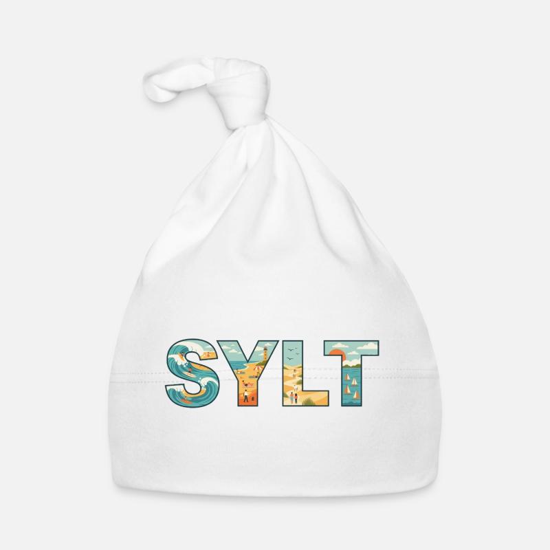 SYLT – La vie insulaire dans la conception des lettres Bonnet bio Bébé