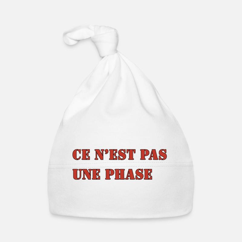 CE N’EST PAS UNE PHASE Bonnet bio Bébé