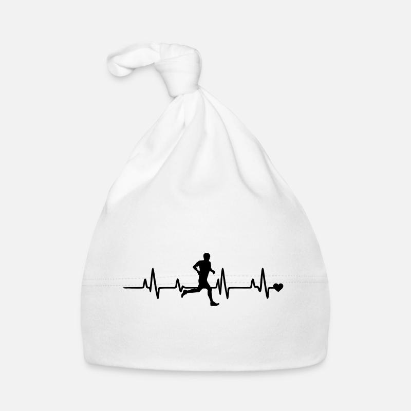 Runner with heart Organic Baby Cap