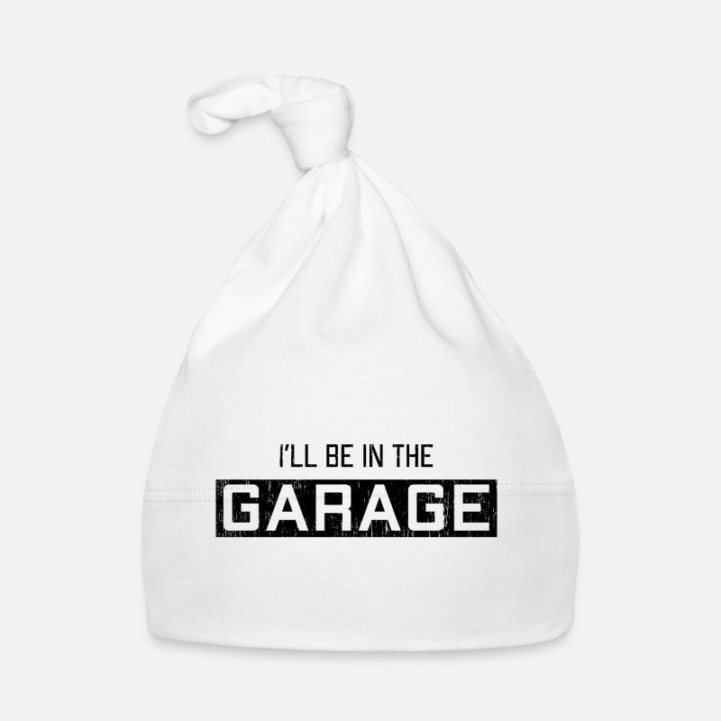 Ich werde in der Garage sein Ruhestand Lustig im Ruhestand Baby Bio-Mütze