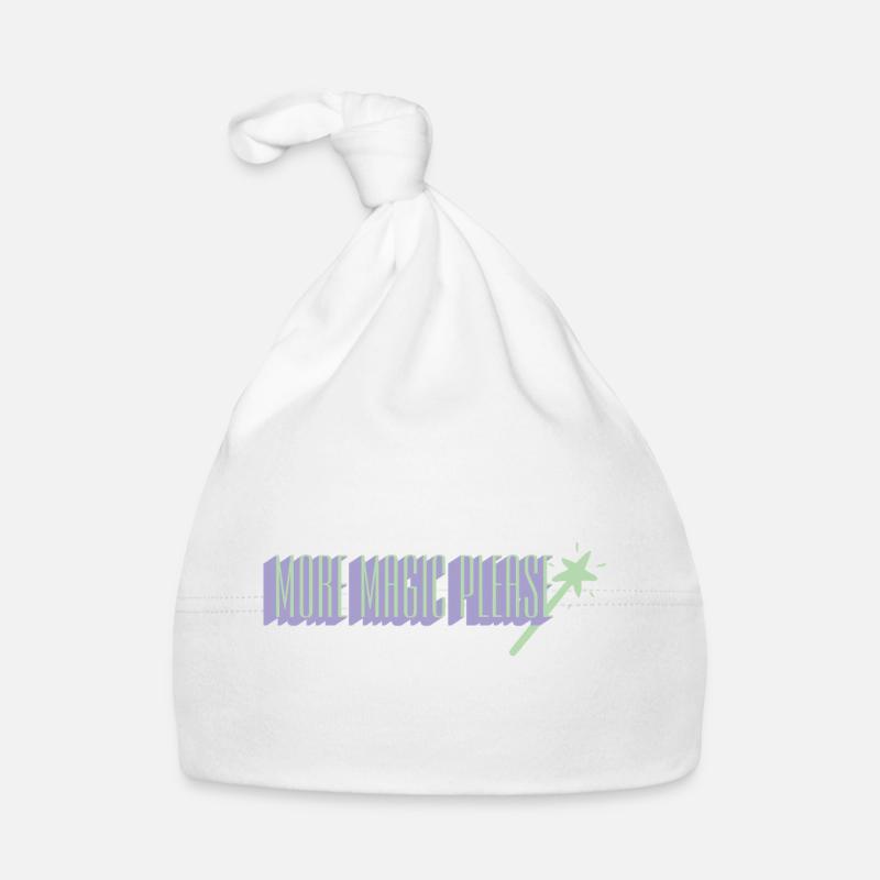 More Magic Please Wand Art Baby Bio-Mütze