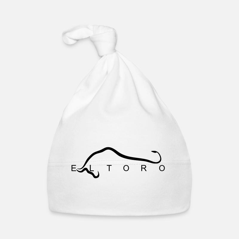 El_Toro - Organic Baby Cap - white