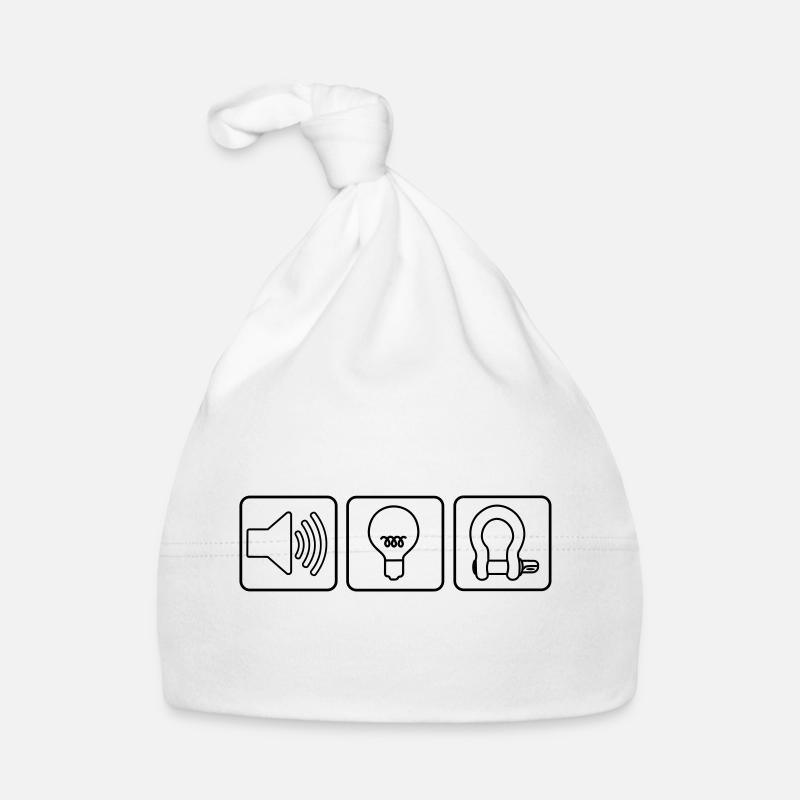 Sound Light Rigging Logo Baby Bio-Mütze