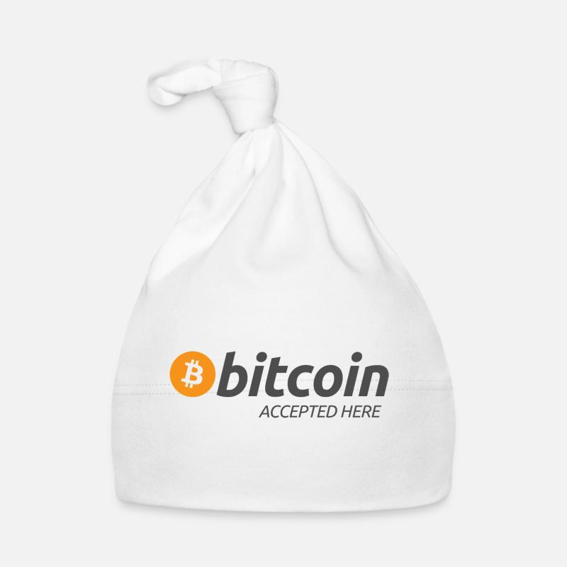 Bitcoin Accepted Here Baby Bio-Mütze