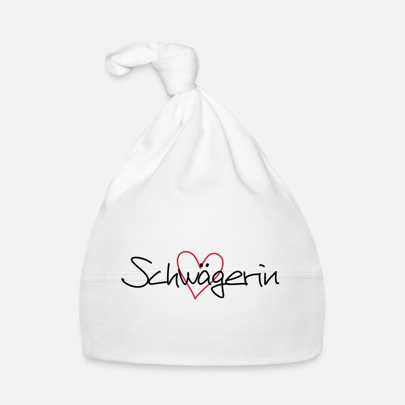 Schwägerin Herz Geschenk Junggesellenabschied Baby Bio-Mütze