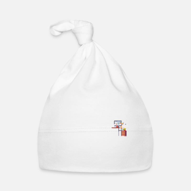 Evolution Nerd Geek Hacker Coder Programmierer Baby Bio-Mütze