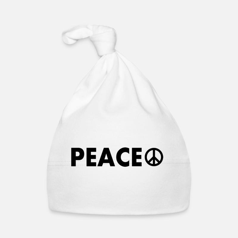 Peace Baby Bio-Mütze