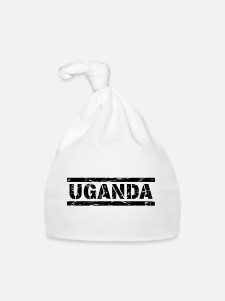 Uganda - Baby Bio-Mütze - Weiß - Vorne