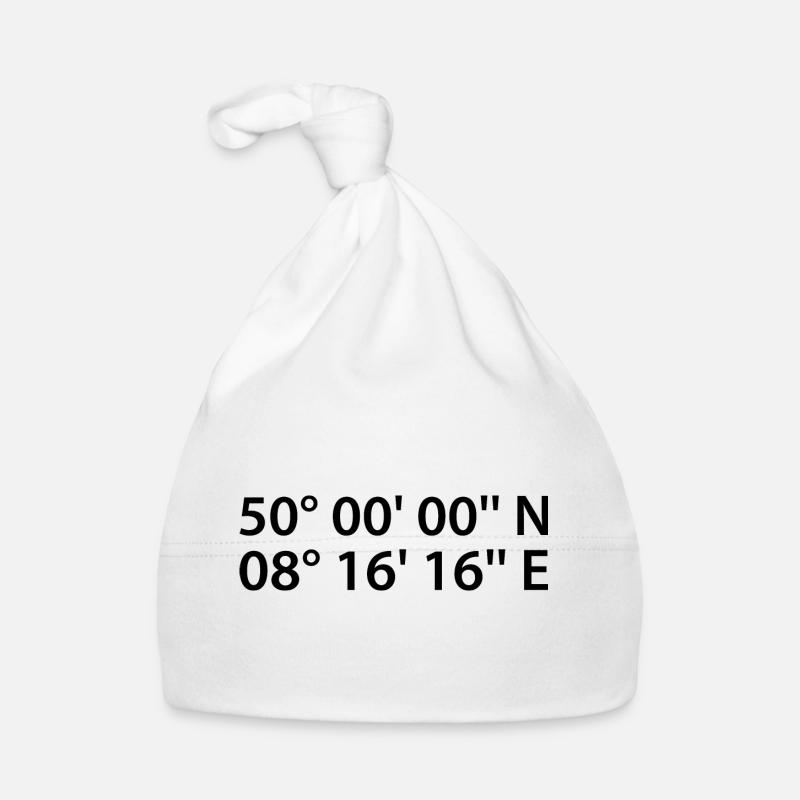 Mainz coordinates Organic Baby Cap