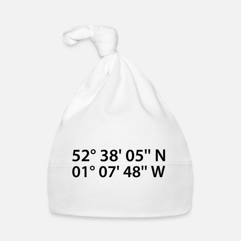 Leicester coordinates Organic Baby Cap