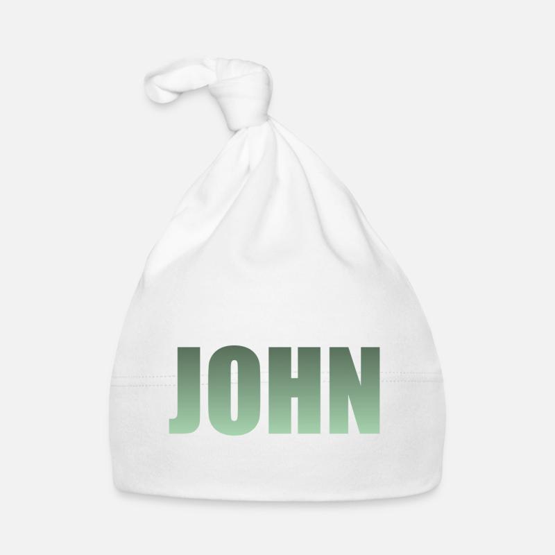 Prénom : John green Bonnet bio Bébé