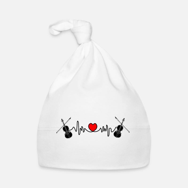 Cardio Herzfrequenz Violine Baby Bio-Mütze