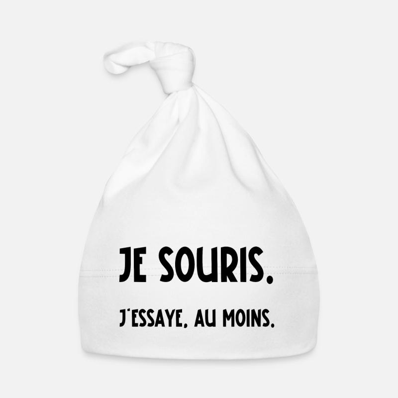 je souris Bonnet bio Bébé