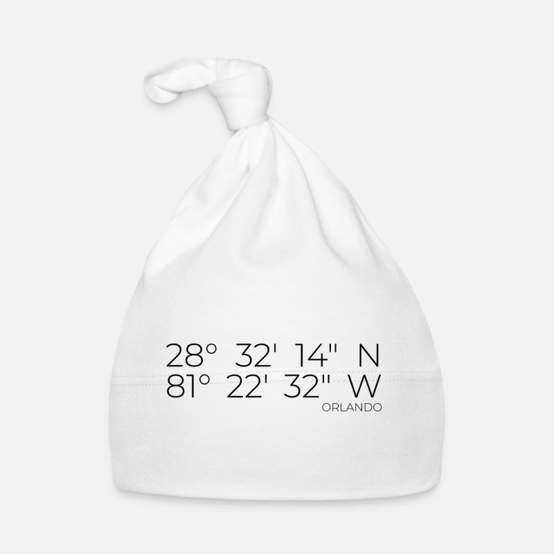 Coordinates Orlando Florida Baby Bio-Mütze