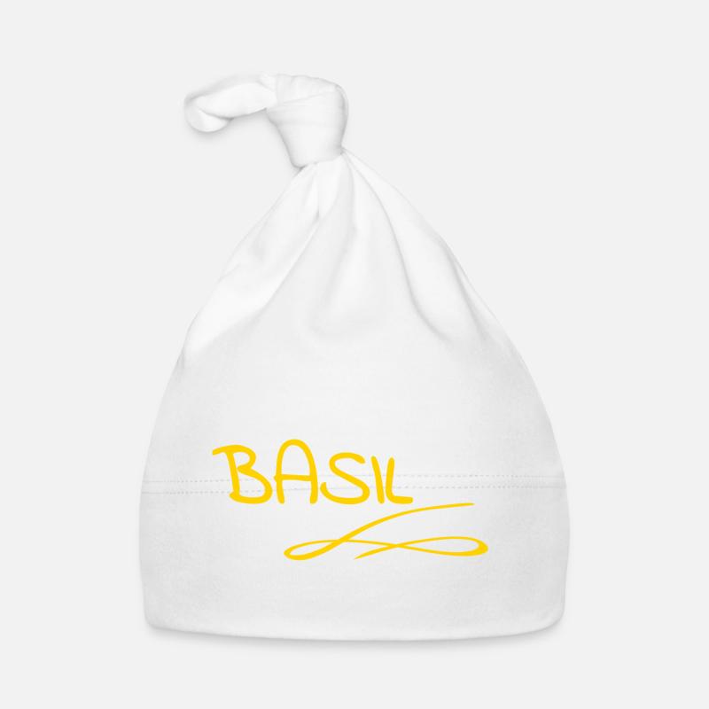 Prénom Basil Bonnet bio Bébé