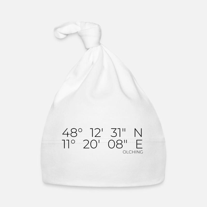 Coordinates Olching Bavaria Organic Baby Cap