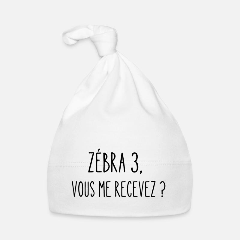 zébra 3, vous me recevez ? Bonnet bio Bébé