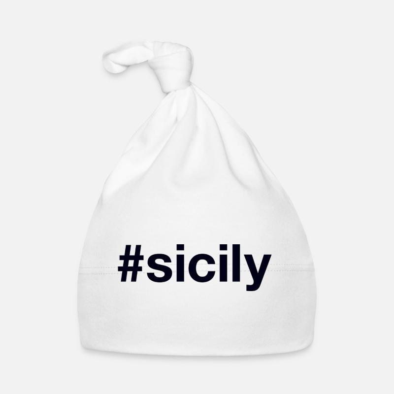 SICILY Hashtag Organic Baby Cap