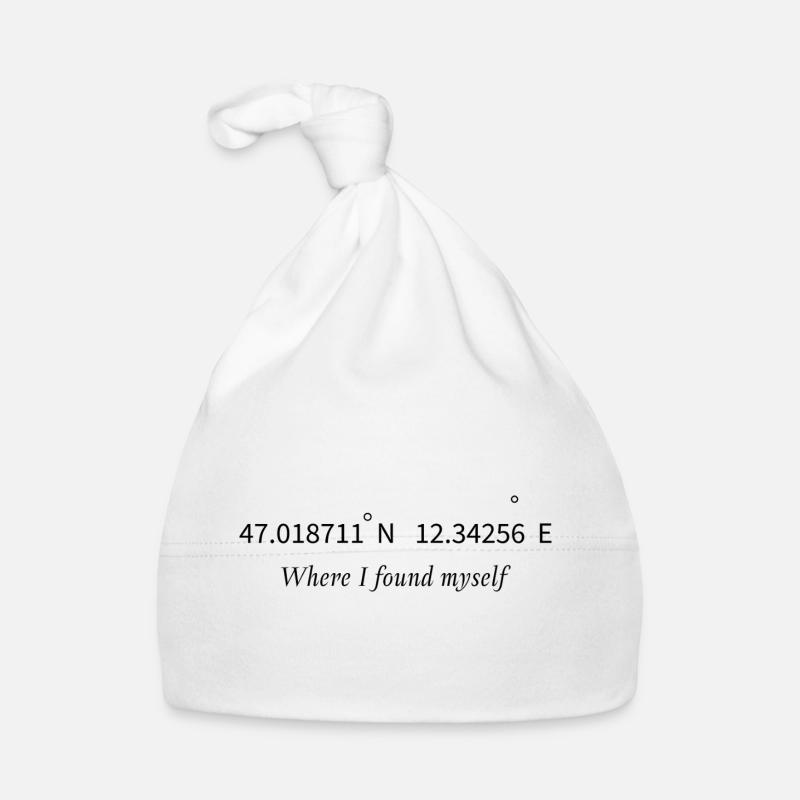 Coordinates – Where I Found Myself Baby Bio-Mütze