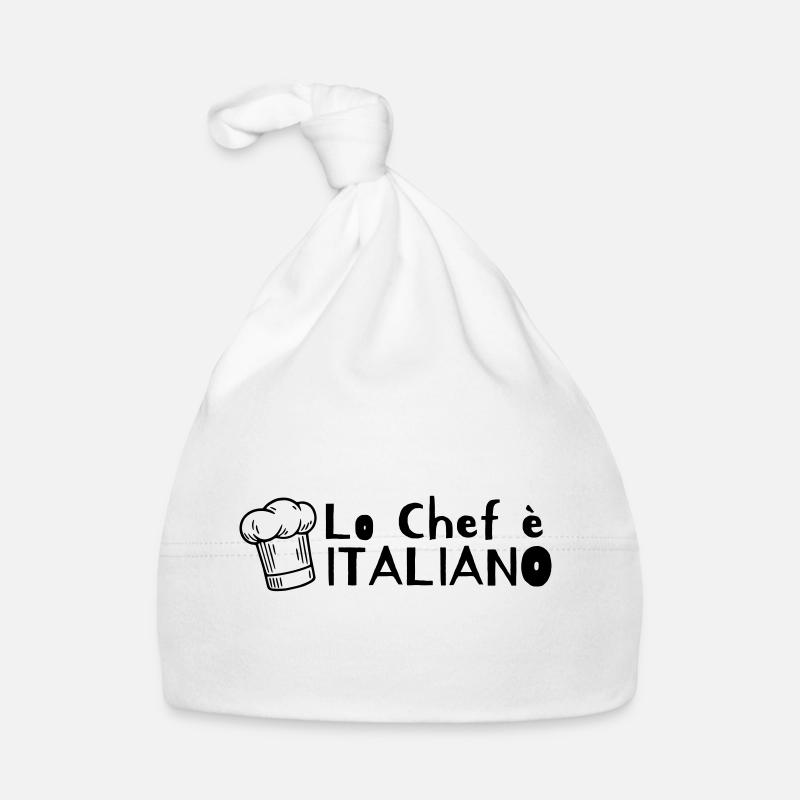 Lo chef è Italiano Baby Bio-Mütze