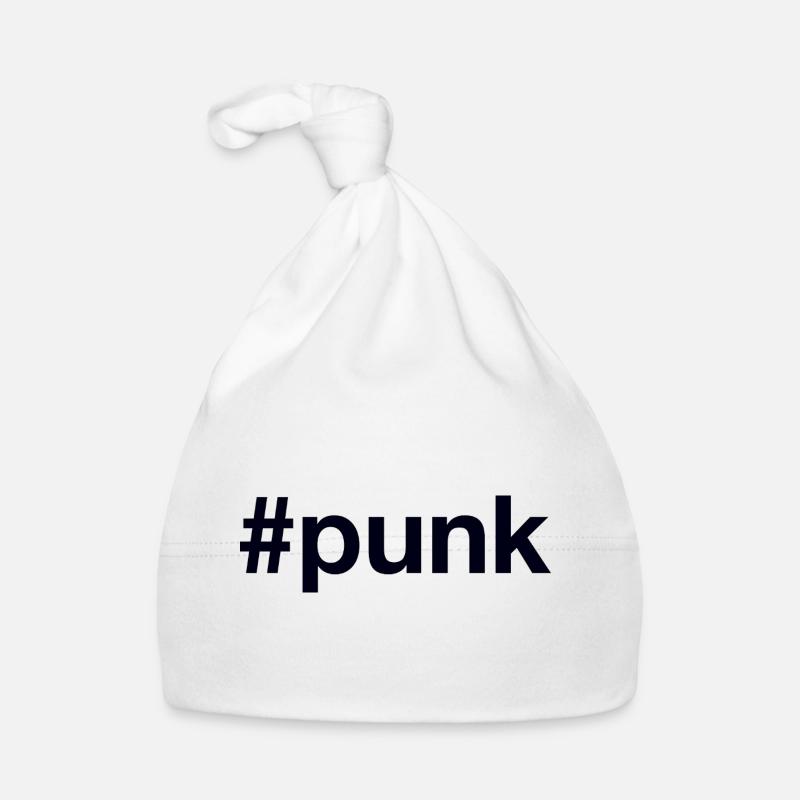 Punk Hashtag Bonnet bio Bébé
