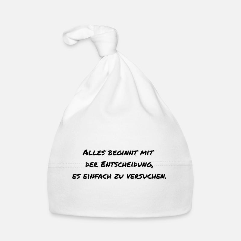 Dire motivation Bonnet bio Bébé