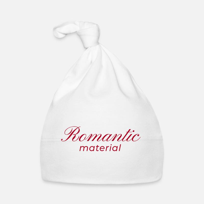 Typografie-Design Romantic Material Baby Bio-Mütze