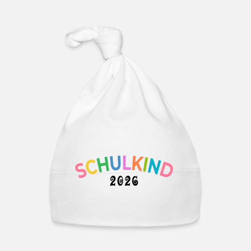  Schulkind 2026 - Einschulung - Erstklässler Baby Bio-Mütze
