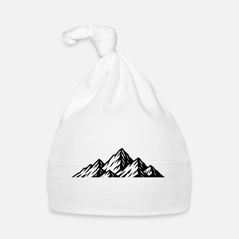 Berge Symbol Baby Bio-Mütze