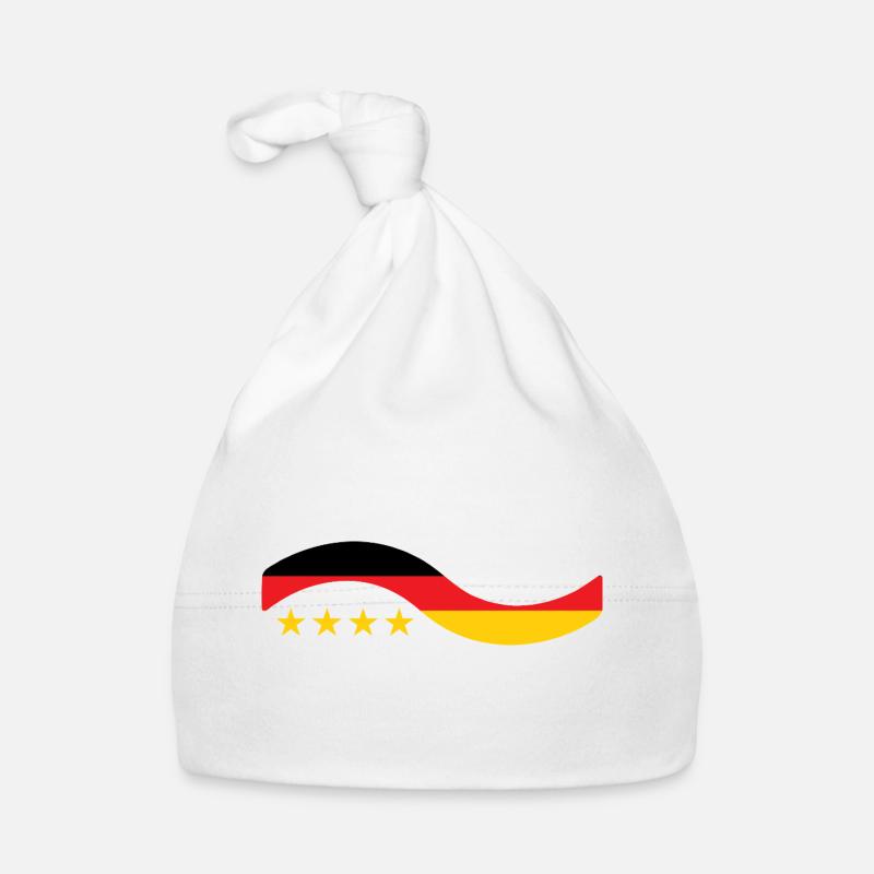 German Flag - Germany Organic Baby Cap