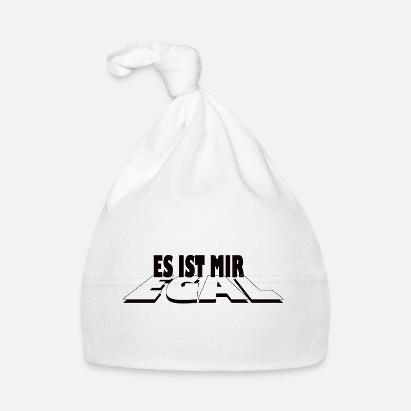 Es ist mir egal - Statement Design Baby Bio-Mütze
