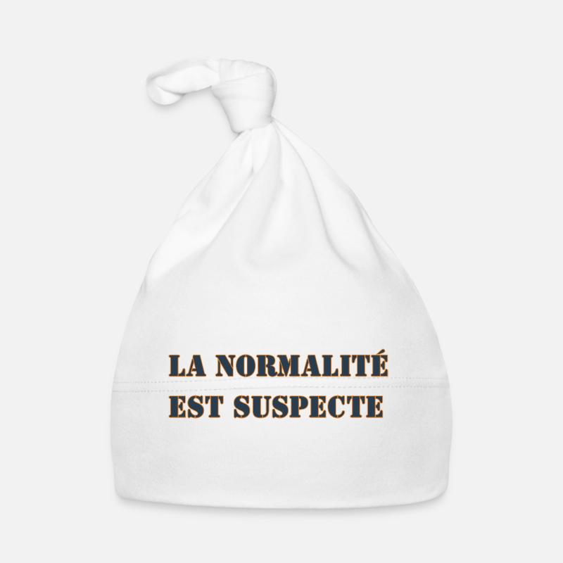 NORMALITY IS SUSPECT Organic Baby Cap