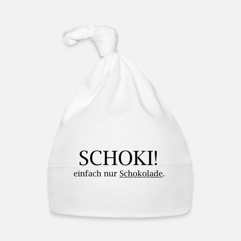 CHOCOLATE! Just chocolate Organic Baby Cap