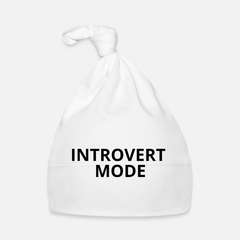 INTROVERT MODE – Minimale Unisex Apparel Baby Bio-Mütze