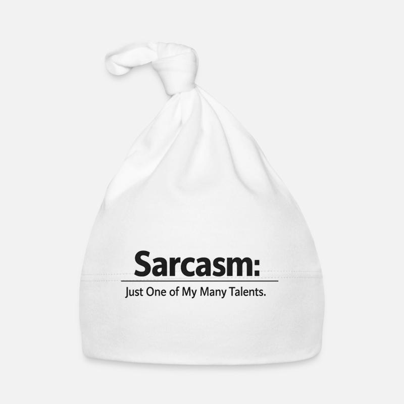 Sarcasm / Sarkasmus Baby Bio-Mütze